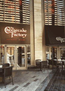 Cheesecake factory Dubai